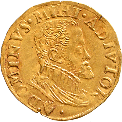 1/2 gouden reaal Philips II Brabant Antwerpen z.j. (1560-1573)