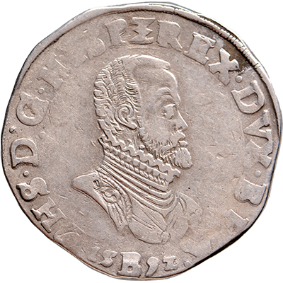 Philipsdaalder Brabant, Brussel 1592
