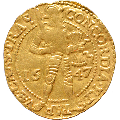 Gouden dukaat Utrecht 1647