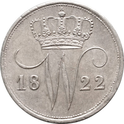 10 cent 1822U Willem I FDC-