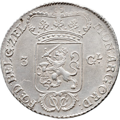 3 gulden Zeeland VOC 1789