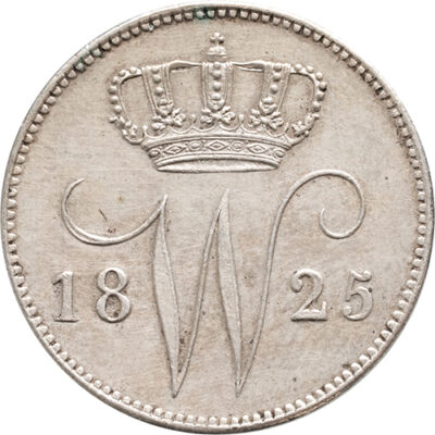 25 cent 1825U Willem I