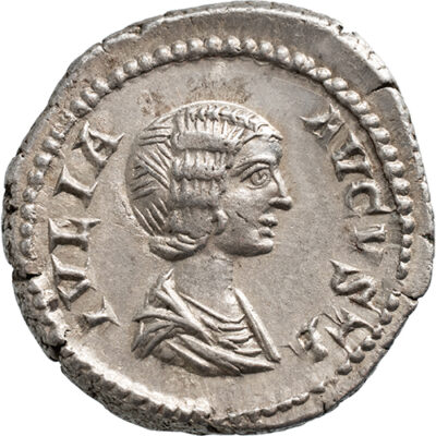 AR Denarius Julia Domna, wife of Septimius Severus (198)
