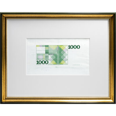 1000 gulden 1972 Spinoza - Oxenaar proof