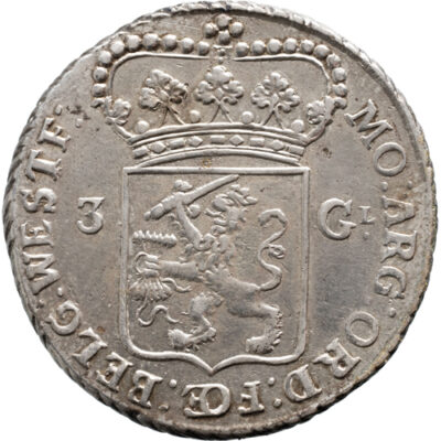 3 gulden West-Friesland 1793