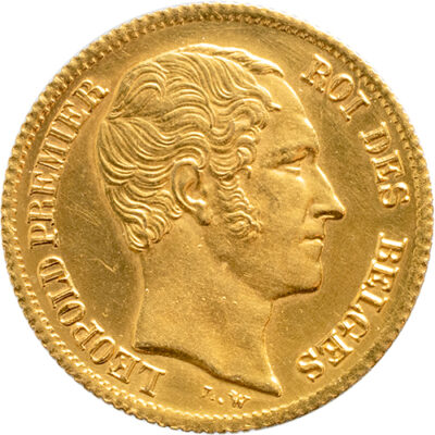10 francs Belgium, Leopold I 1850
