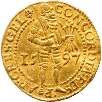 Gouden dukaat Gelderland 1597