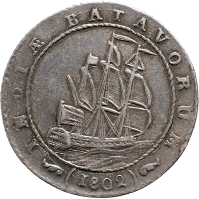 Scheepjesgulden Nederlands Indië 1802
