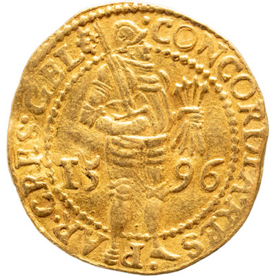 Gouden dukaat Gelderland 1596