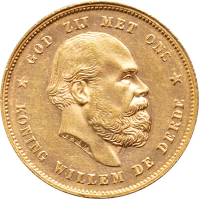10 gulden 1879/77 Willem III Pr