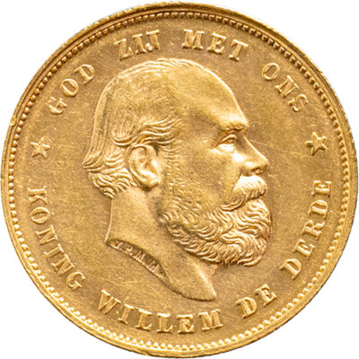 10 gulden 1879/77 Willem III Pr