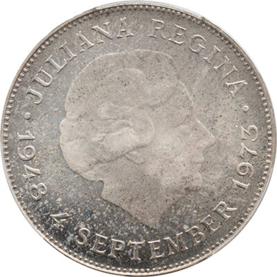 10 gulden 1973 Juliana PCGS PR 66 CAMEO