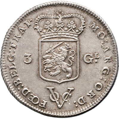 3 gulden Utrecht VOC 1786