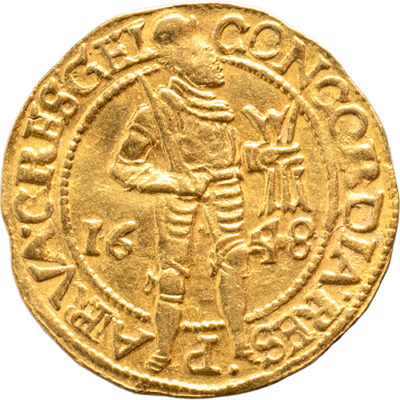 Gouden dukaat Gelderland 1648