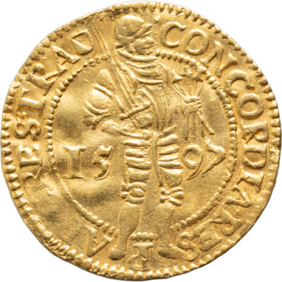 Gouden dukaat Utrecht 1597