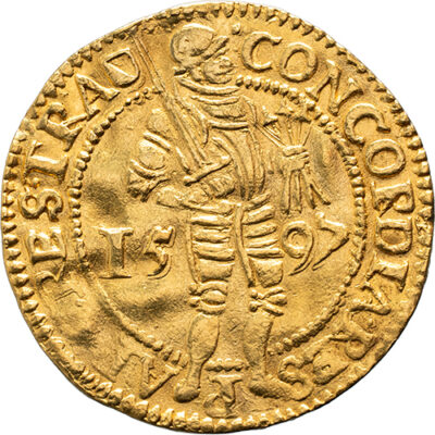 Gouden dukaat Utrecht 1597