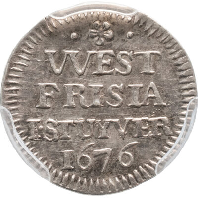Stuiver West-Friesland 1676 PCGS MS 61