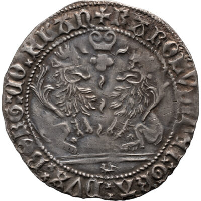 Dubbel vuurijzer Karel de Stoute Vlaanderen, Brugge 1474 (1467-1477)