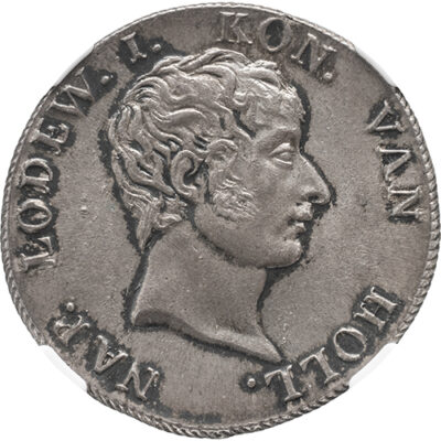 50 stuiver 1808 Lodewijk Napoleon NGC MS 64+