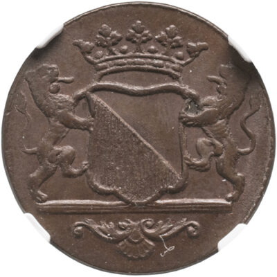 Duit stad Utrecht 1790 NGC MS 66 BN