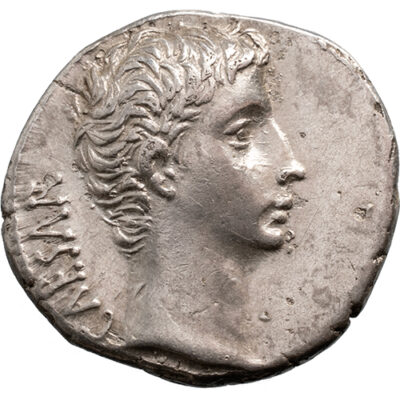 AR Denarius Augustus (27 BC-14 AD)
