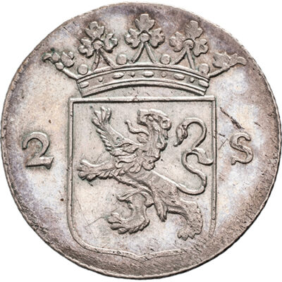 Dubbele wapenstuiver Utrecht 1799