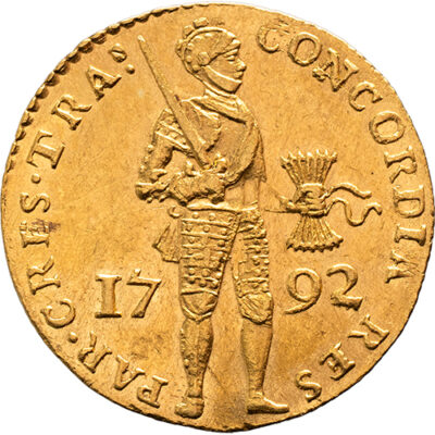 Gouden dukaat Utrecht 1792